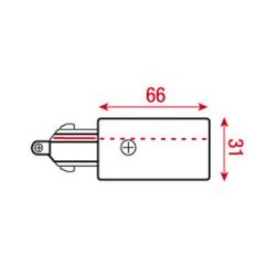 Left Feed-in Connector