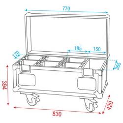 Case for 6pcs Eventlite 6/3 - 7/4 and 4/10