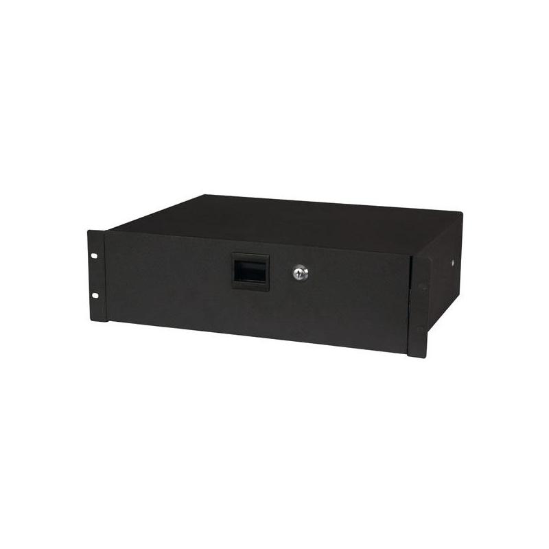 19 Inch Drawer with keylock 3HE