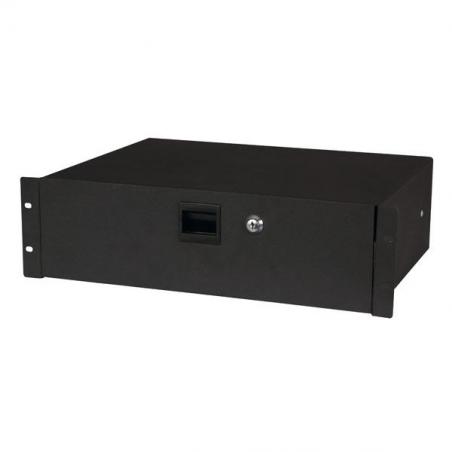 19 Inch Drawer with keylock 3HE