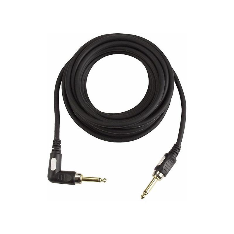 FL196 - 6 mtr Road Guitar Cable straight Ø 7 mm to 90°