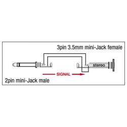 XGA07 - Mini Jack/M mono - Mini Jack/F