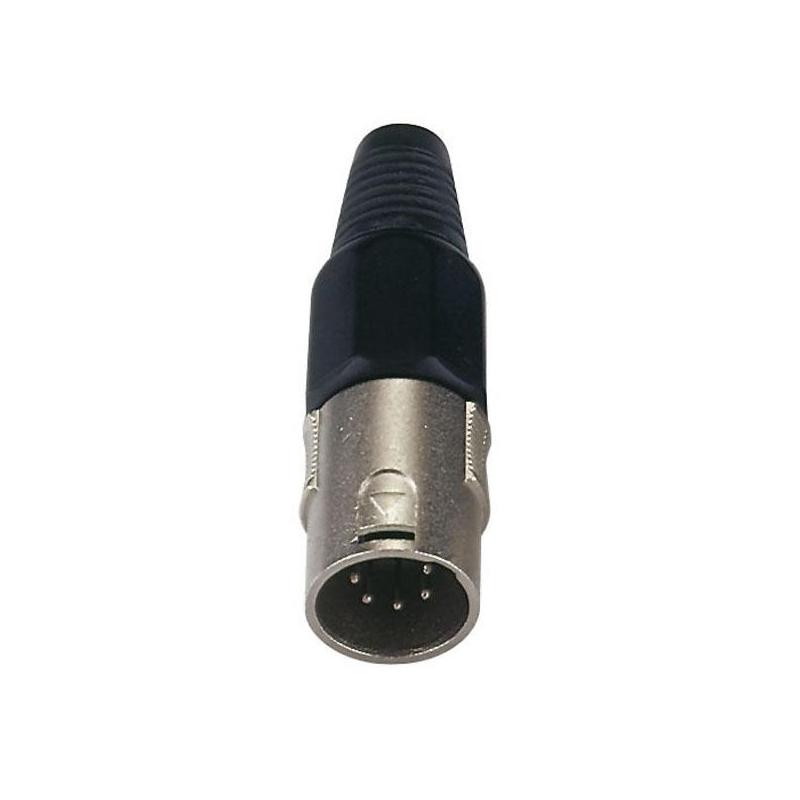 DAP XLR 5P Connector - male Zwarte einddop