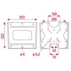 LCD-203 LCD Bracket Flatmount