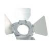 Showtec Barndoor voor Parcan 20 4-blad - zilver