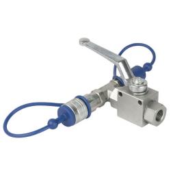 CO2 3/8 Q-lock release valve