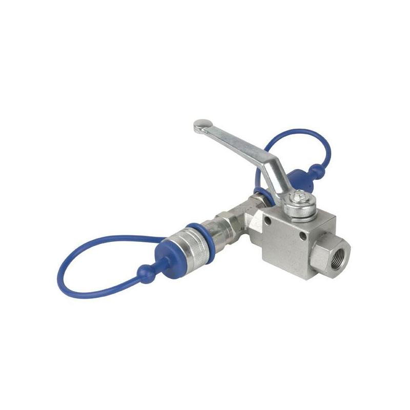 CO2 3/8 Q-lock release valve