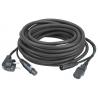 DAP FP08 - Schuko/XLR F - IEC/XLR M - Audio / Power 20 m - zwart
