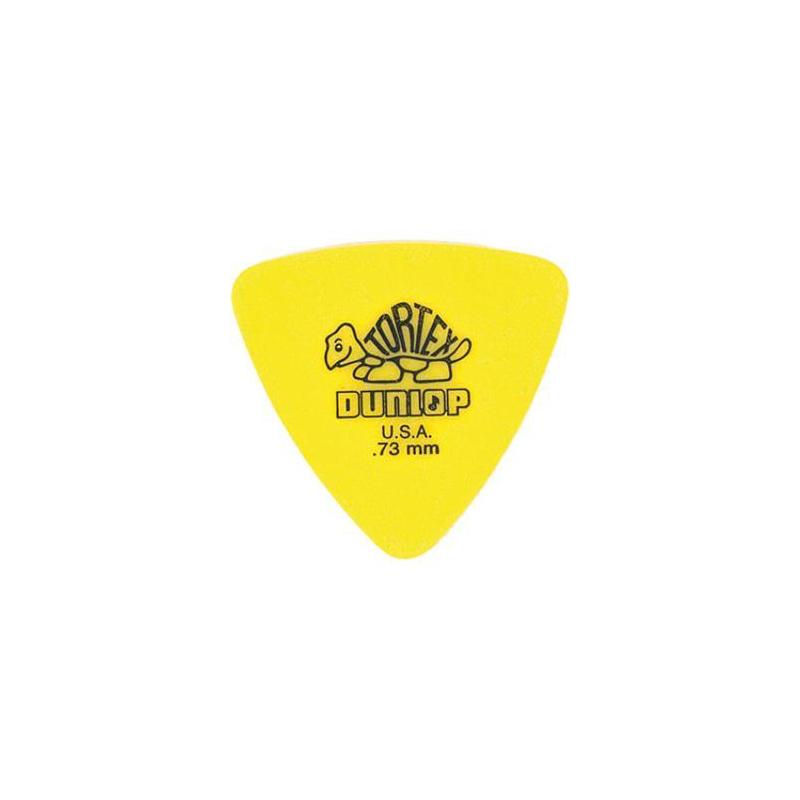 Dunlop Plectrum Tortex Triangle Yellow 73mm