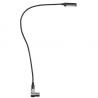 Showgear Zwanenhalslamp XLR, Koudwit 40 cm - 3-pins haaks