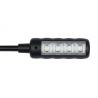 Showgear Zwanenhalslamp XLR, Koudwit 40 cm - 3-pins haaks
