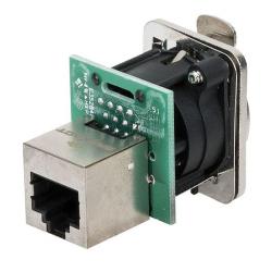 Ethernet RJ45 D-size chassis