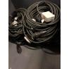 16 polige female connector met ca. 10 meter 3 x 2,5 mm2 kabel met schuko male