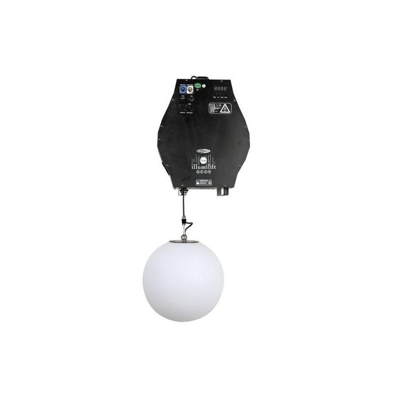 Showtec Illumilift RGBW Turbo 6 m hogesnelheidstakel/ 35 cm LED-bol