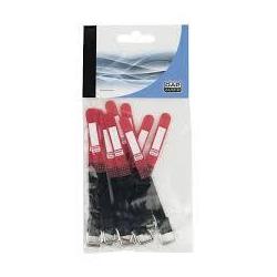 10 X Cable Tie 10X120mm Rood