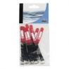 10 X Cable Tie 10X120mm Rood
