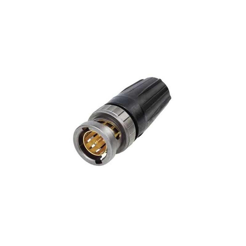 Neutrik HD BNC-connector - male HD - voor 8.23 mm hex-krimp
