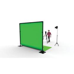 Green Screen 590cm(b) x 300cm(h)  Wentex Pipe & Drape