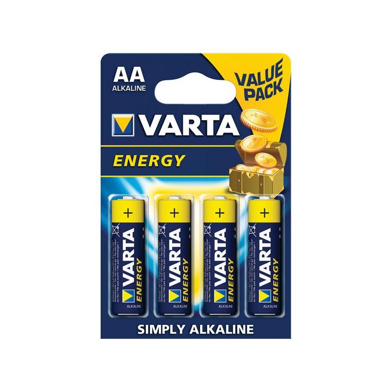 Varta, Penlite, LR6, 4906, AA, 1.5 v, Alkaline  (4 in blister)