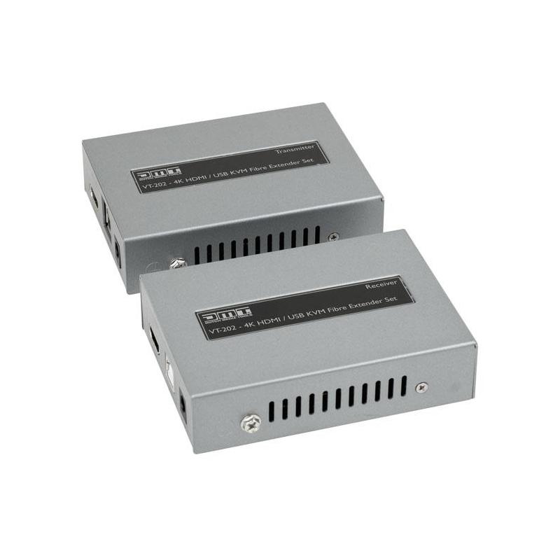 VT202 - KVM HDMI / USB Fibre Extender Set