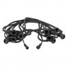 Showgear Prikkabel E27 50 cm Tussenruimte - zwart - 10 meter
