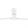 Showgear Prikkabel E27 50 cm Tussenruimte - wit - 10 m