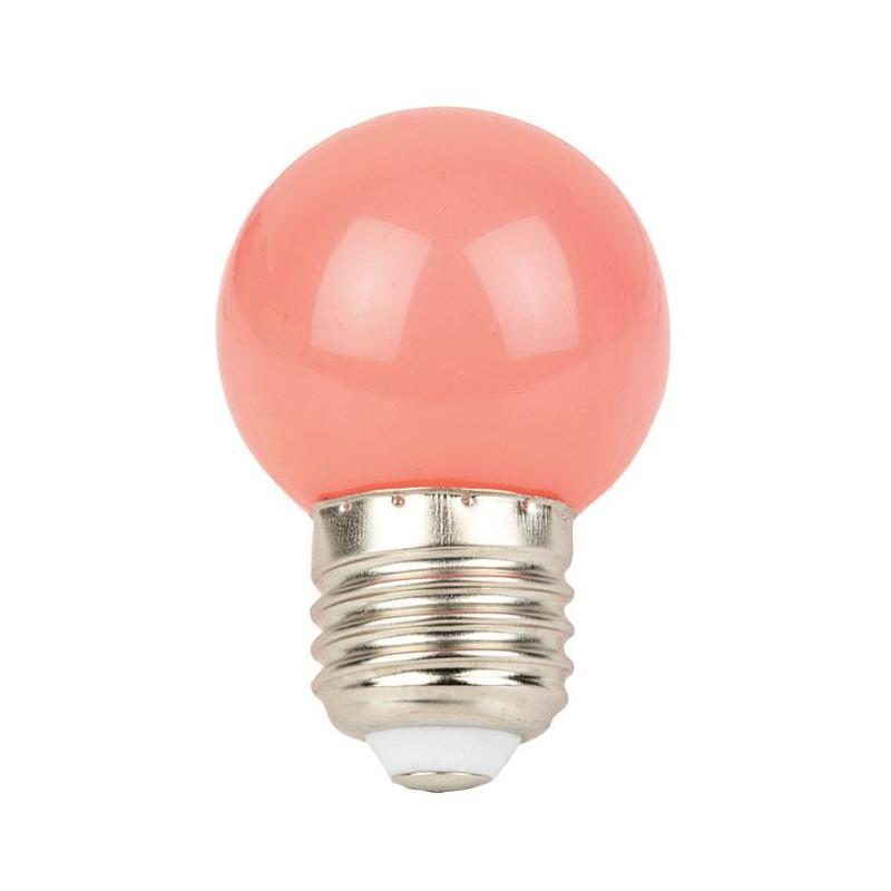 Showgear G45 LED-lamp E27 1 Watt - roze - niet-dimbaar IP44