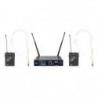 DAP EDGE EBS-2 Draadloze tweevoudige Beltpack-set - (610-670 MHz)