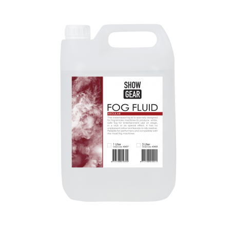 Showgear Fog Fluid Regular 5 liter - op waterbasis
