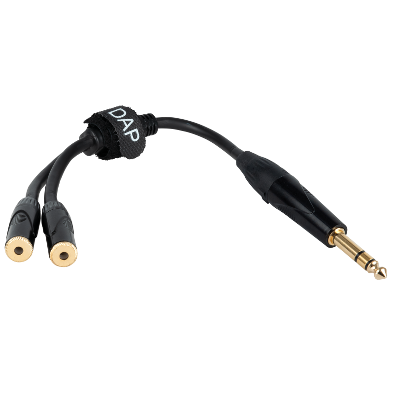 DAP FLA54 - male stereo jack naar 2 female stereo mini-jack