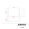 Monacor, 19" montageframe voor PA-1200