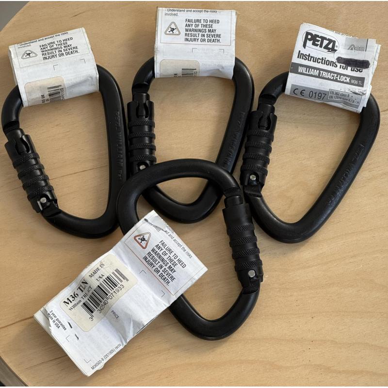 Petzl William Triact-Lock Noir M36 TLN