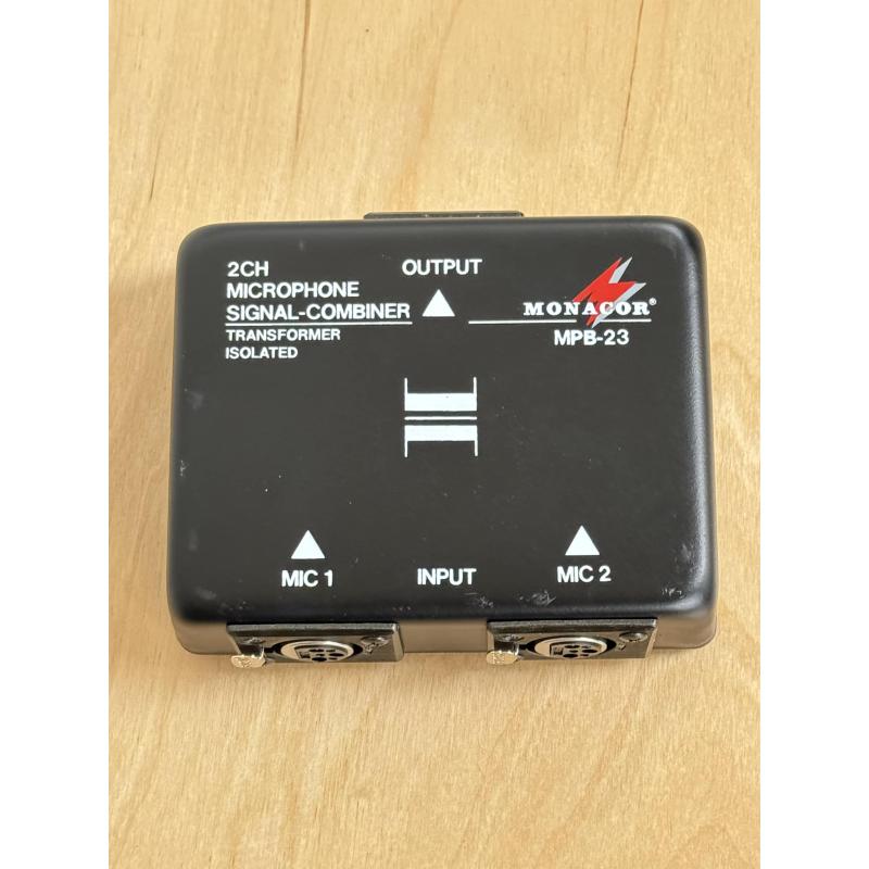 Monacor MPB-23 microfoon splitter