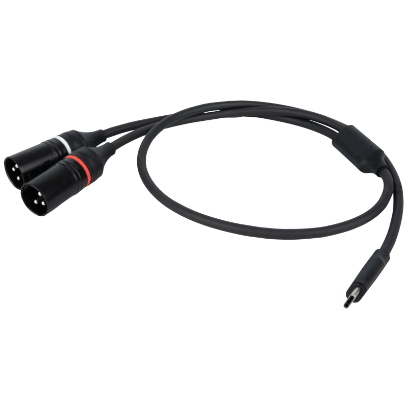 FL112 - USB-C to 2 XLR/M 3P