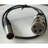 Mini XLR 3 pin male naar XLR 3 pin female audiokabel 0,5 mtr. 3,0mm diam.