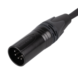 FLN85 Quad DMX & AES/EBU Cable Neutrik NC5-BAG Series