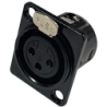 XLR 3P Chassis - female