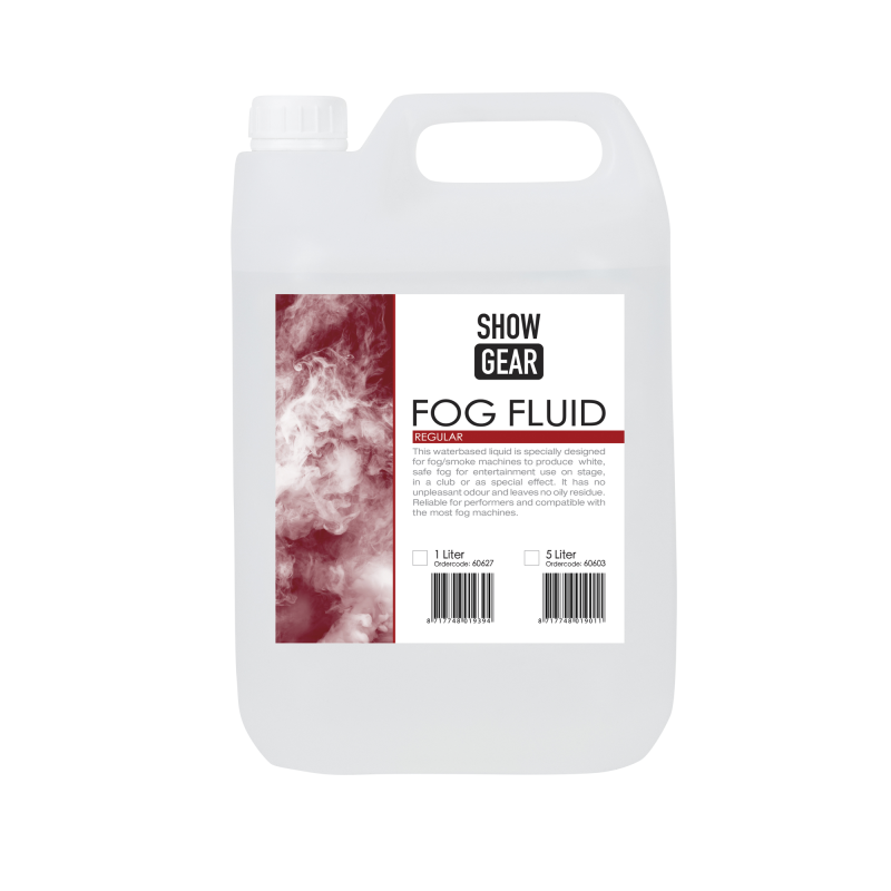 Showgear Rookvloeistof Standaard 5 liter - op waterbasis