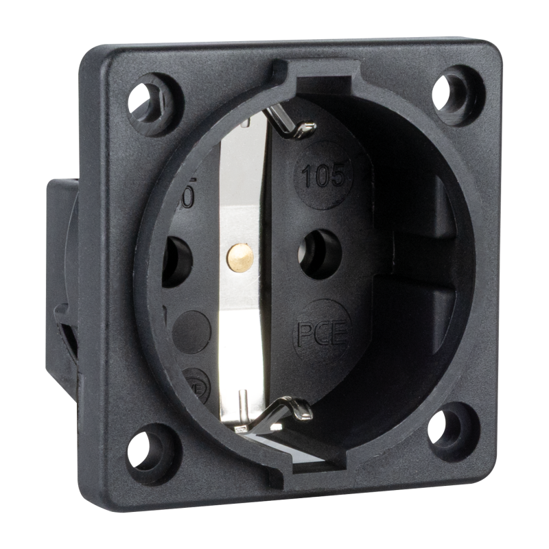 Chassis connector without cover