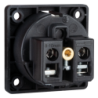 Chassis connector without cover