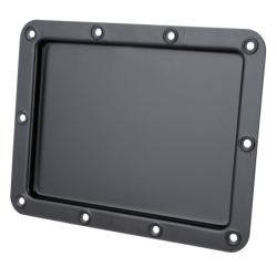 Black Recessed Label Dish for Self-Adhesive Tour Labels