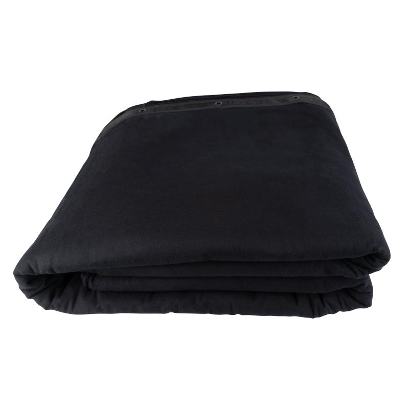 Wentex Backdrop Stagemolton 320 g/m² Zwart - 600 x 900 cm (B x H) - ongeplooid