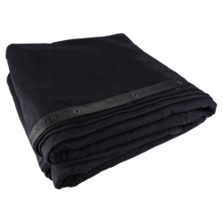 Wentex Backdrop Stagemolton 320 g/m² Zwart - 600 x 900 cm (B x H) - ongeplooid
