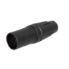 Seetronic XLR 5P Connector - male Vergulde contactpunten - zwarte behuizing