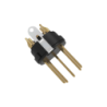 Seetronic XLR 5P Connector - male Vergulde contactpunten - zwarte behuizing