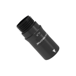 Seetronic XLR 5P Connector - male Vergulde contactpunten - zwarte behuizing