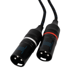 FL115 - USB-C to 2 Galvanically Isolated XLR/M 3P 0.75 m