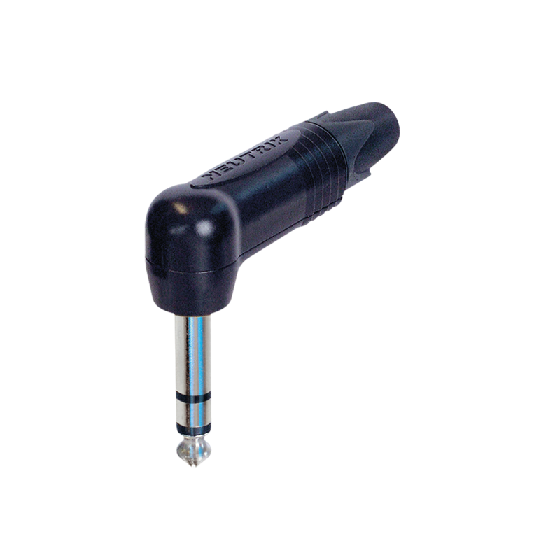 Jack Plug 6.3 mm Stereo - 90°