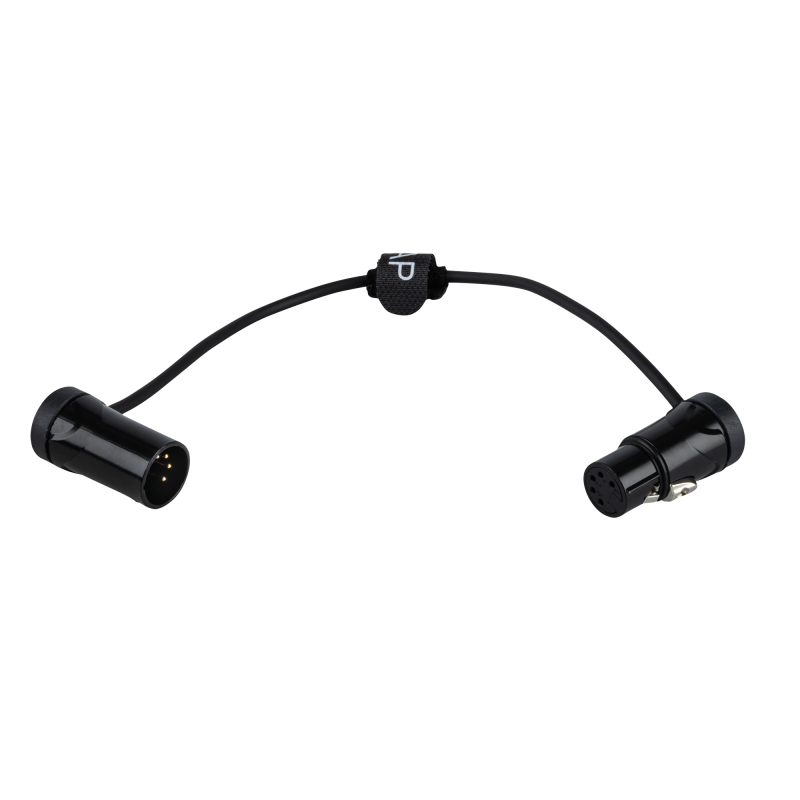 FLX18 - bal. XLR/M 5P to XLR/F 5P Patch Cable 0.30 m