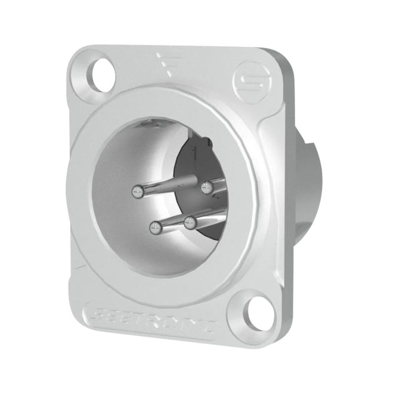 XLR 4P Chassis - male